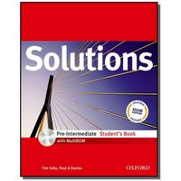SOLUTIONS PRE-INTERMEDIATE SB - - WITH CD-ROM