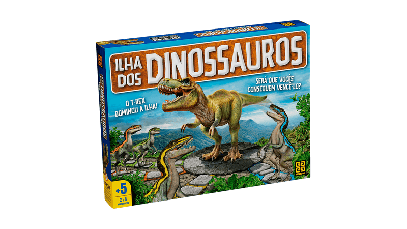 Ilha dos Dinossauros - Jogo de Tabuleiro
