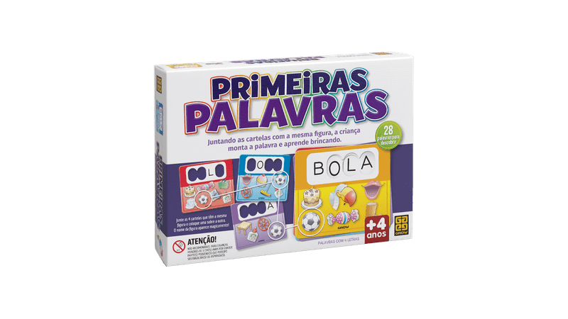 Jogo Educativo - Primeiras Palavras - Grow