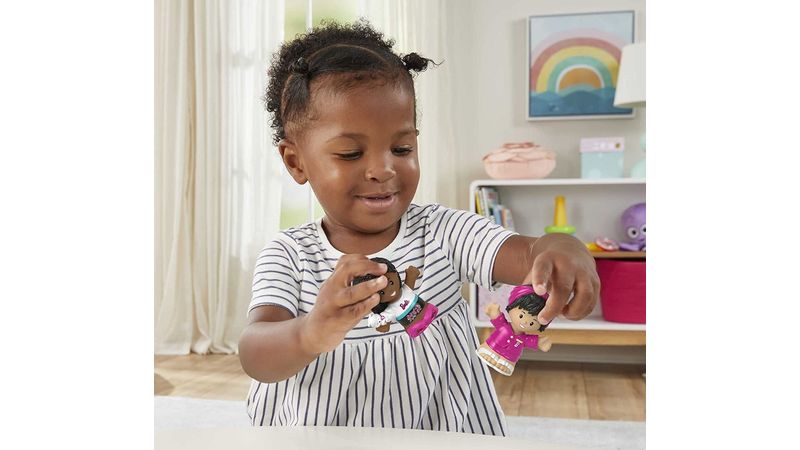 Little People Barbie 2 Bonecas com Pijama e Gatinho - Ri Happy
