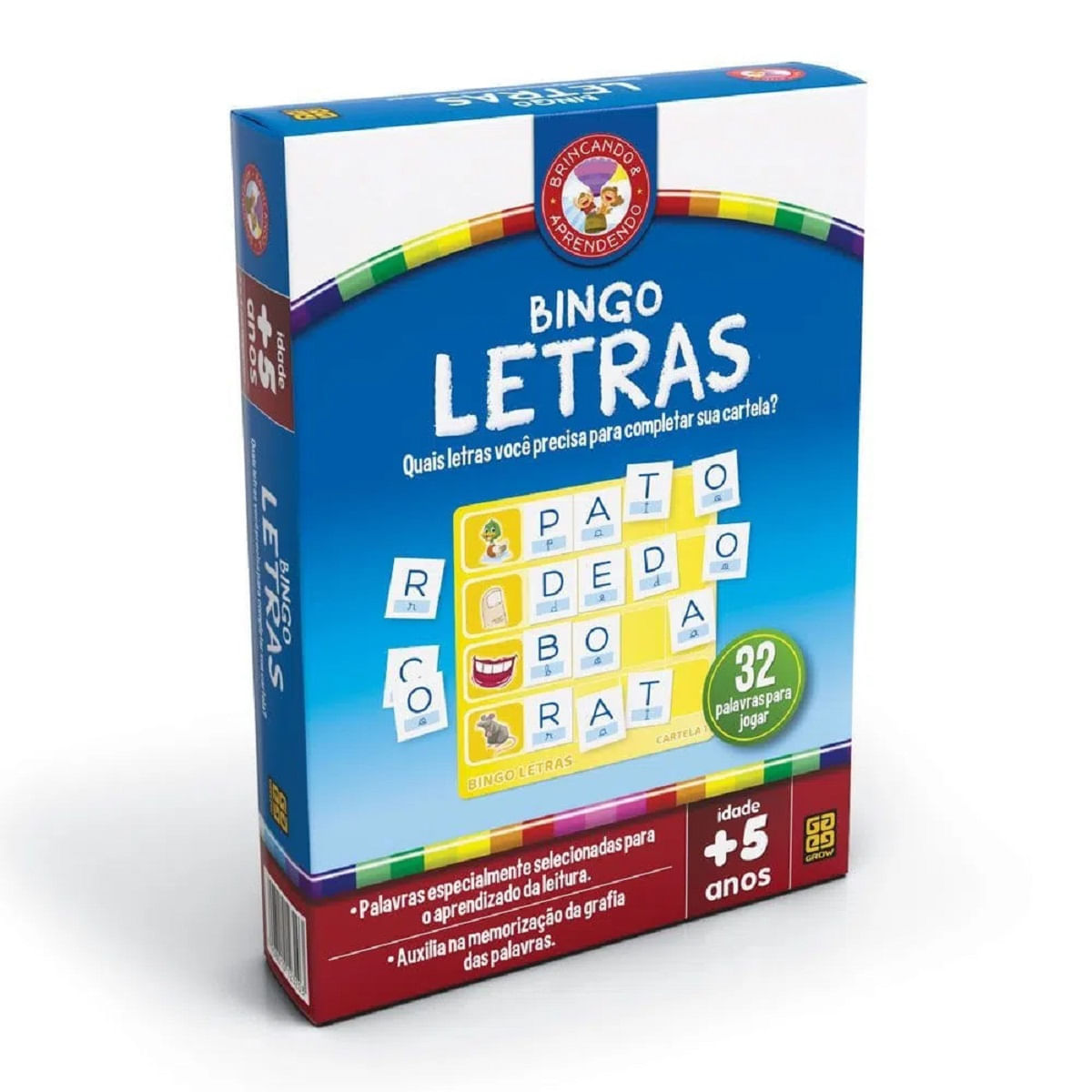 Bingo letras mágicas - Regador de Ideias- Jogos Educativos