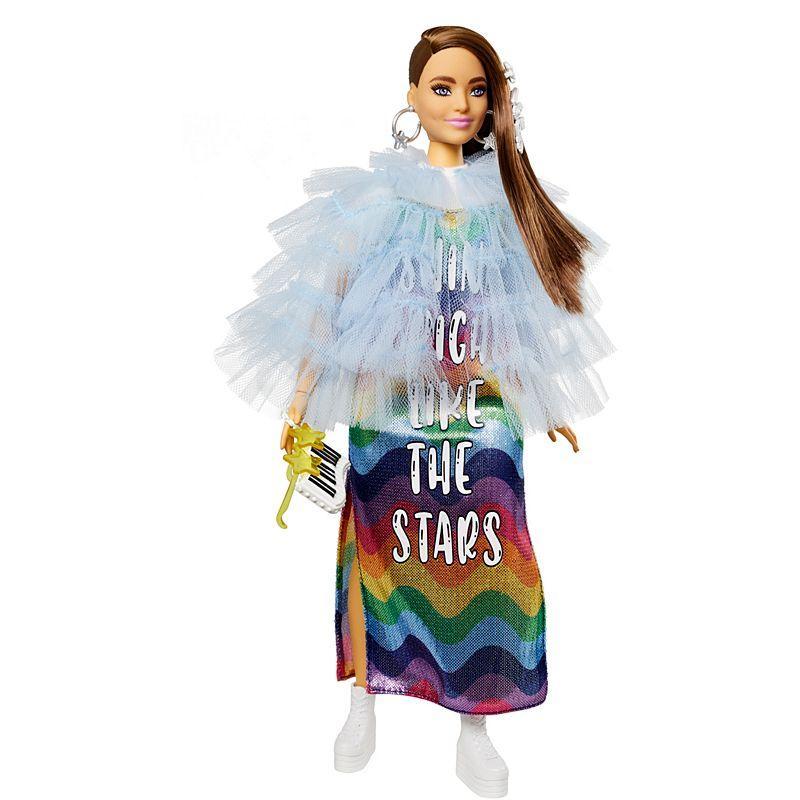 Boneca Barbie Extra - Casaco de Arco - Íris - Mattel