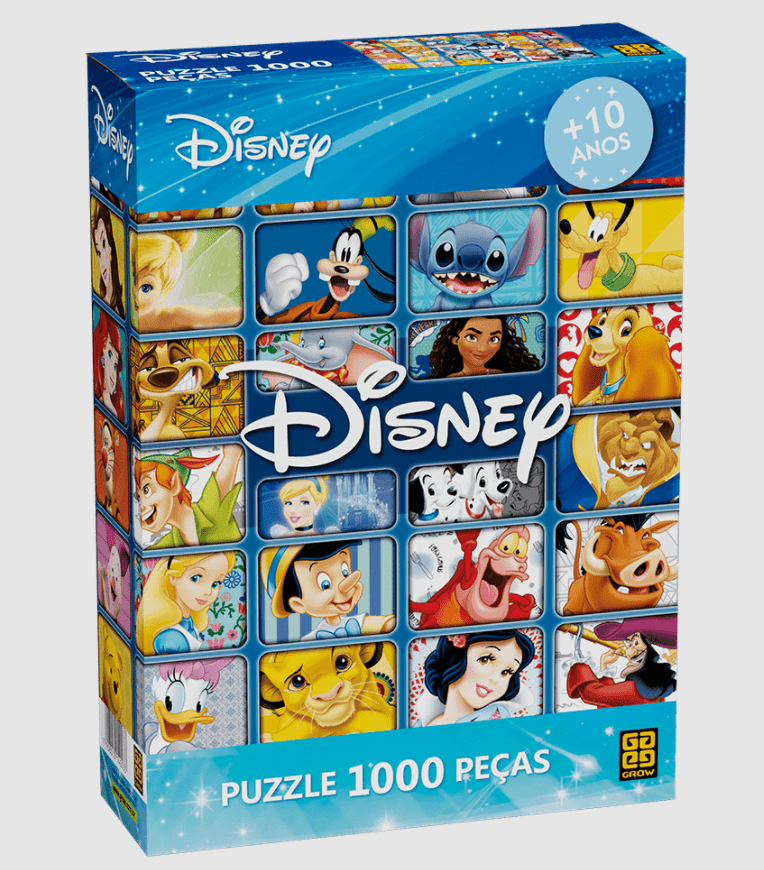 Ravensburger Disney Princesas Art Nouveau Quebra-cabeça de 1000 peças para  adultos - 16504 - Cada peça é única, a tecnologia Sof