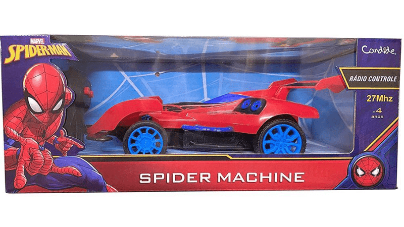 Carrinho Controle Remoto Spider Machine Infantil - Candide