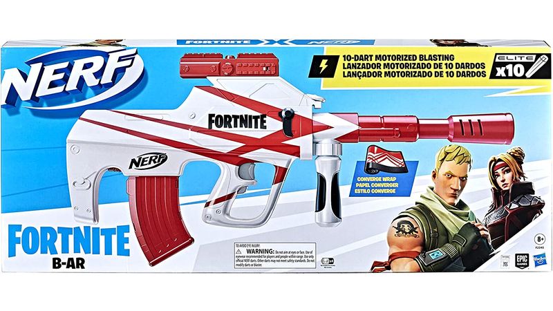 Nerf Motorizado Lança Dardos Fortnite B-AR - Saraiva