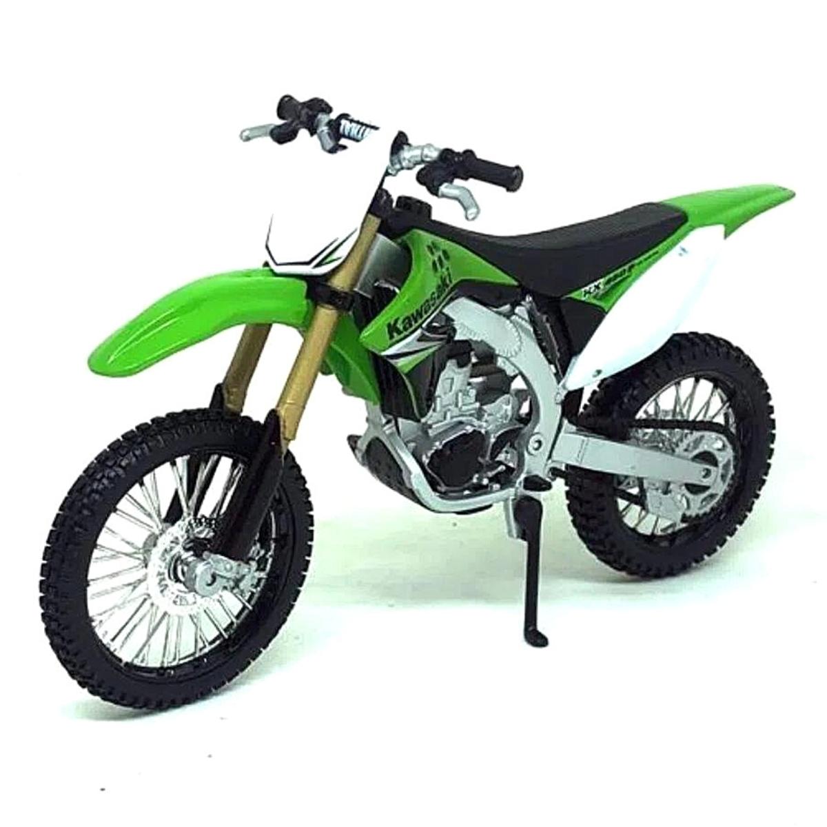 Miniatura Moto Kawasaki Kx 250f Trilha Motocross Maisto 1/18