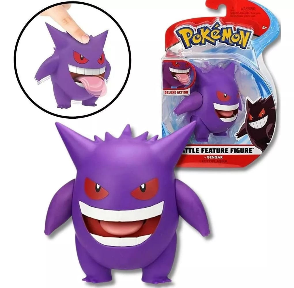  Pokemon: Gengar Battle Feature Deluxe Action Figure