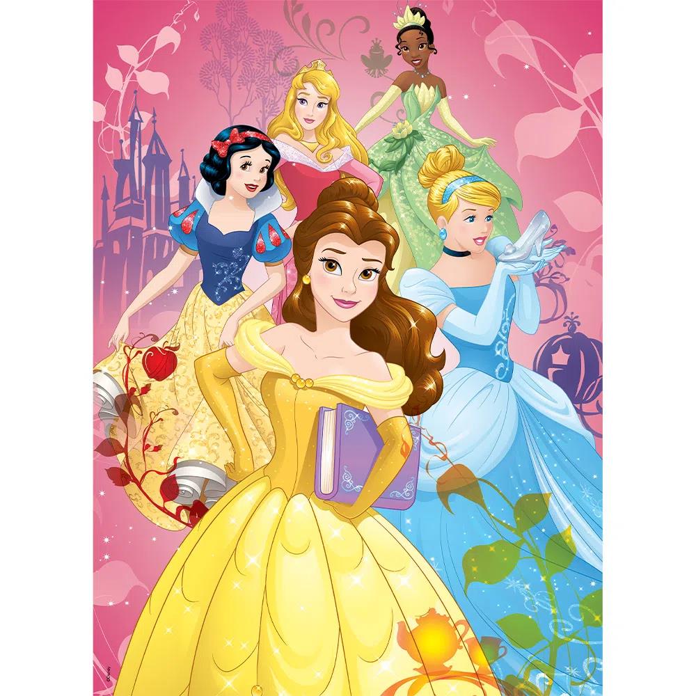 Quebra Cabeça Princesas Disney 100 Pçs - Grow