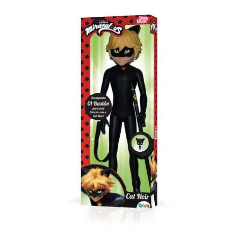 Boneca ladybug e boneco cat noir