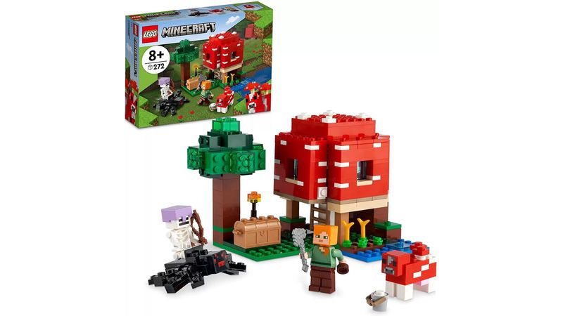 A Casa Cogumelo Lego Minecraft - Fátima Criança