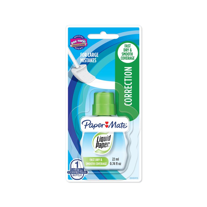 Corretivo Paper Mate Liquid Paper Liquido 22Ml Saraiva