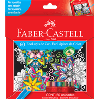 Lápis De Cor Faber Castell Sextavado 60 Cores - Faber Castell